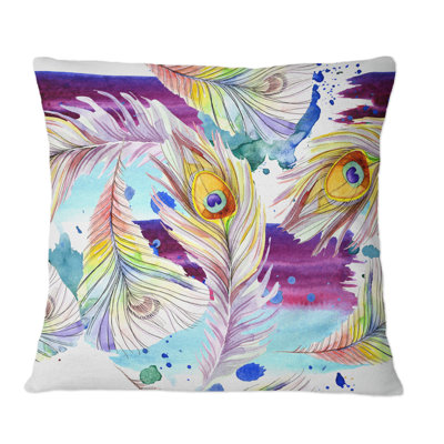 Abstract Throw Pillow