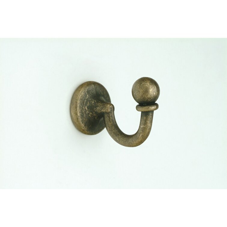 2024 Set Of 20 Vintage Aged Bronze Wall Hooks With Screws - Small