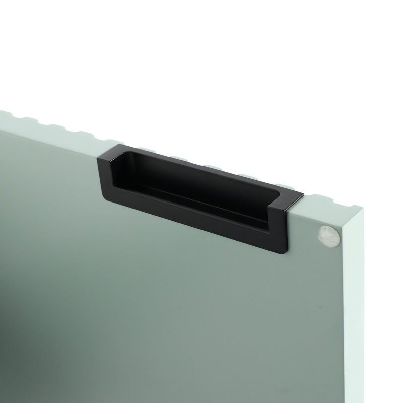 Meuble-lavabo 36 po avec lavabo en résine mural, 36", Vert clair