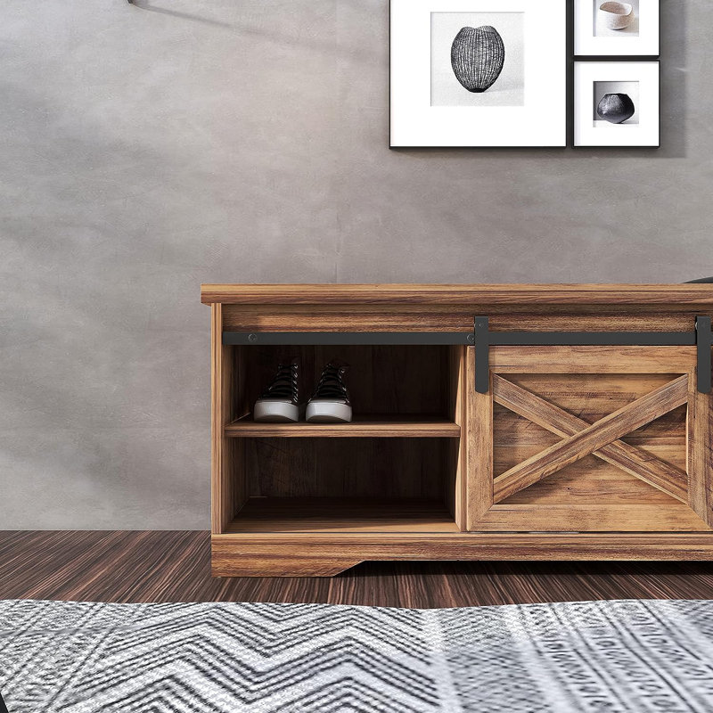 Dova Storage Bench, Brown