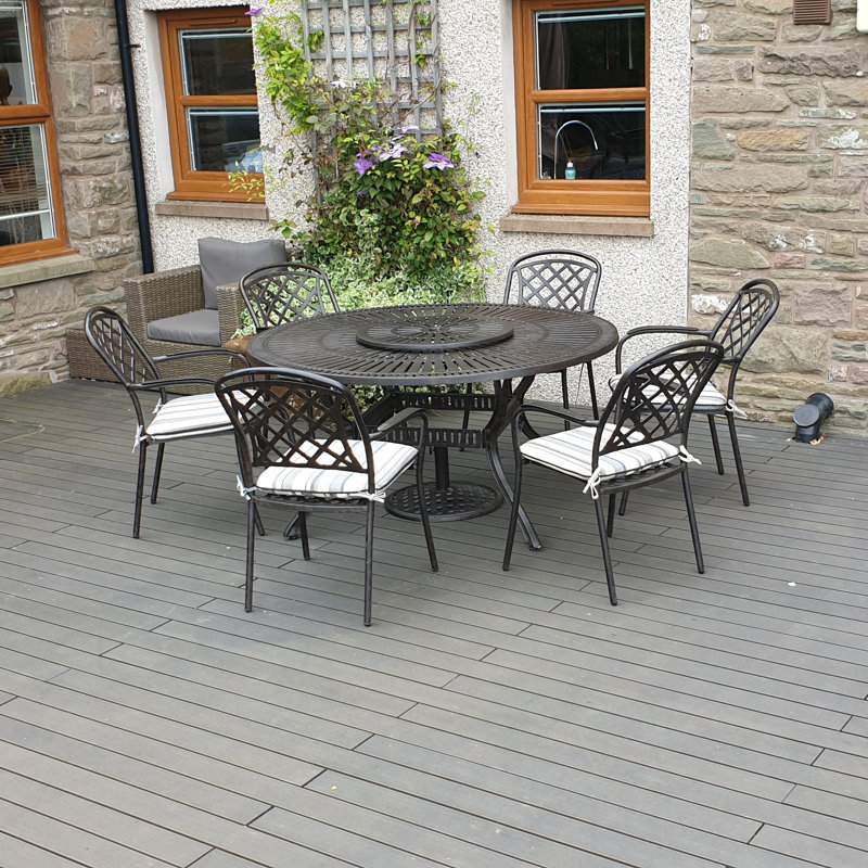 Broxden Elburn 6 Seater Dining Set with Cushions