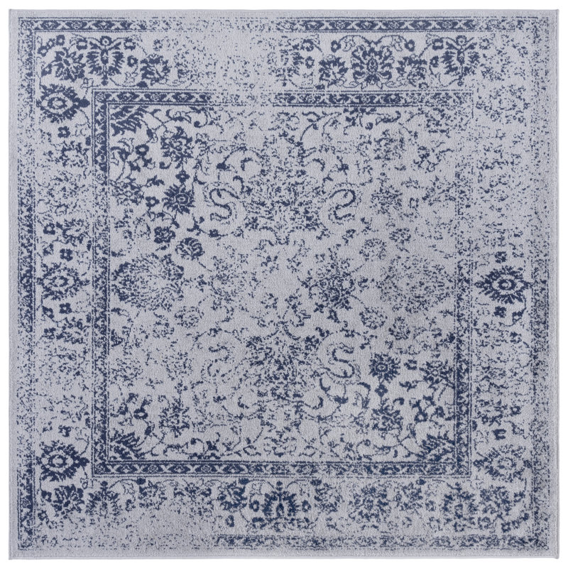 Croyl Performance Floral Rug, Square 8'