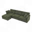 Canapé modulaire, canapé-lit modulaire en L avec repose-pieds, canapé convertible surdimensionné pour 4 personnes-756031676