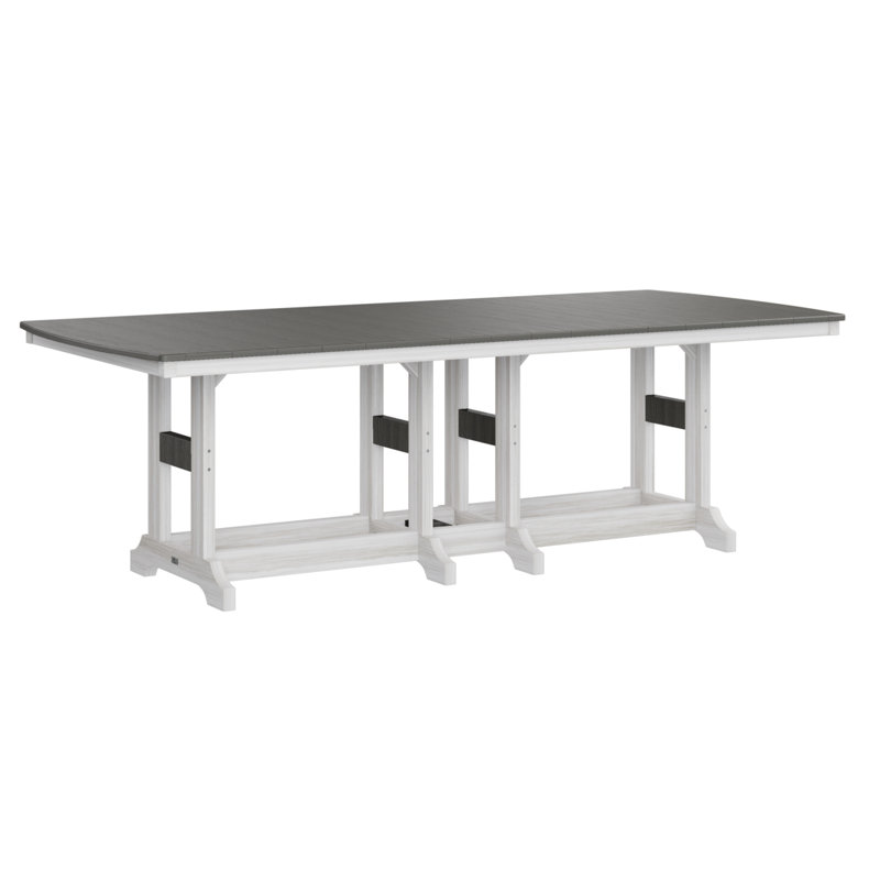 Garden Classic Outdoor Bar Table, Coastal Gray, Seashell