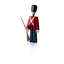 Figurine de garde avec fusil