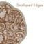 Fabdivine 15"Scalloped Luxe Table Mats - Kundanvan