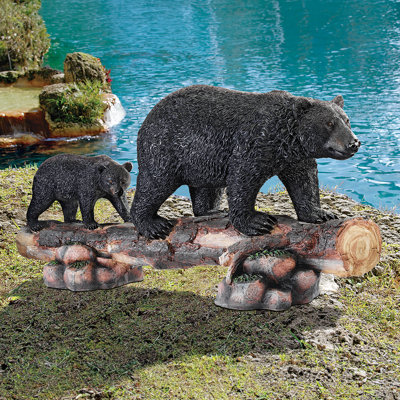 Mother Bear and Cub Grand Scale Statue