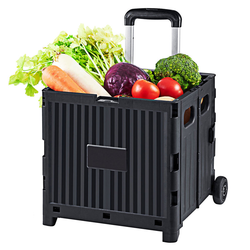 Foldable Utility Cart With Wheels