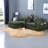 Space-saving Green Sectionals, Durable Fabric With Modular Design For Home