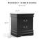 Meuble de chambre à coucher de style transitionnel 1 pièce-273461642