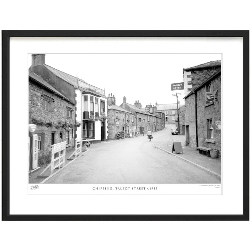 Chipping, Talbot Street C1955 - Single Picture Frame Print, 28cm H x 36cm W x 2.3cm D