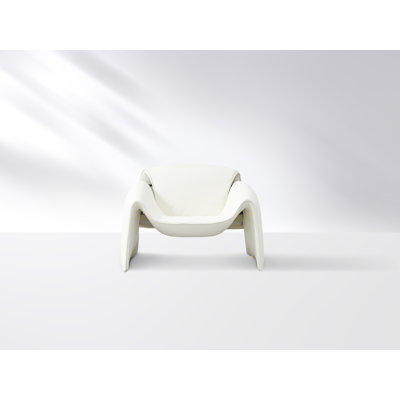 Faux Leather Club Chair