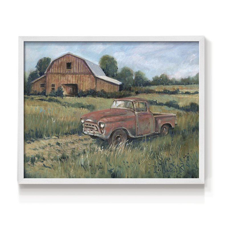 «Rusting Away I», reproduction encadrée, H 8 po x l 10 po, Blanc