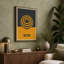 Golden Sphere Retro - Wrapped Canvas-243798250-243798037
