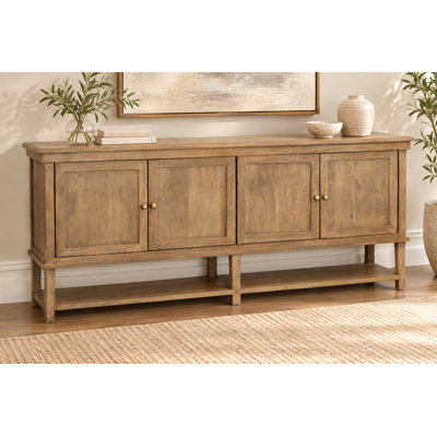 Dace 4-Door Sideboard in Wheat Finish