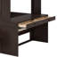 Lit mezzanine double avec lit simple attaché, étagère, bureau et garde-robe-114446971