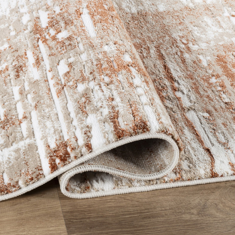 Tapis Akkaya Abstract Modern, BEIGE ROSE, 9 pi 10 po x 13 pi 1 po (300 x 400 cm)
