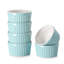Ensemble de 6 ramequins en porcelaine 6 pièces, plats de cuisson nervurés 6 oz-115683006-115683005