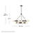 Selene 18 - Light Steel Dimmable Chandelier