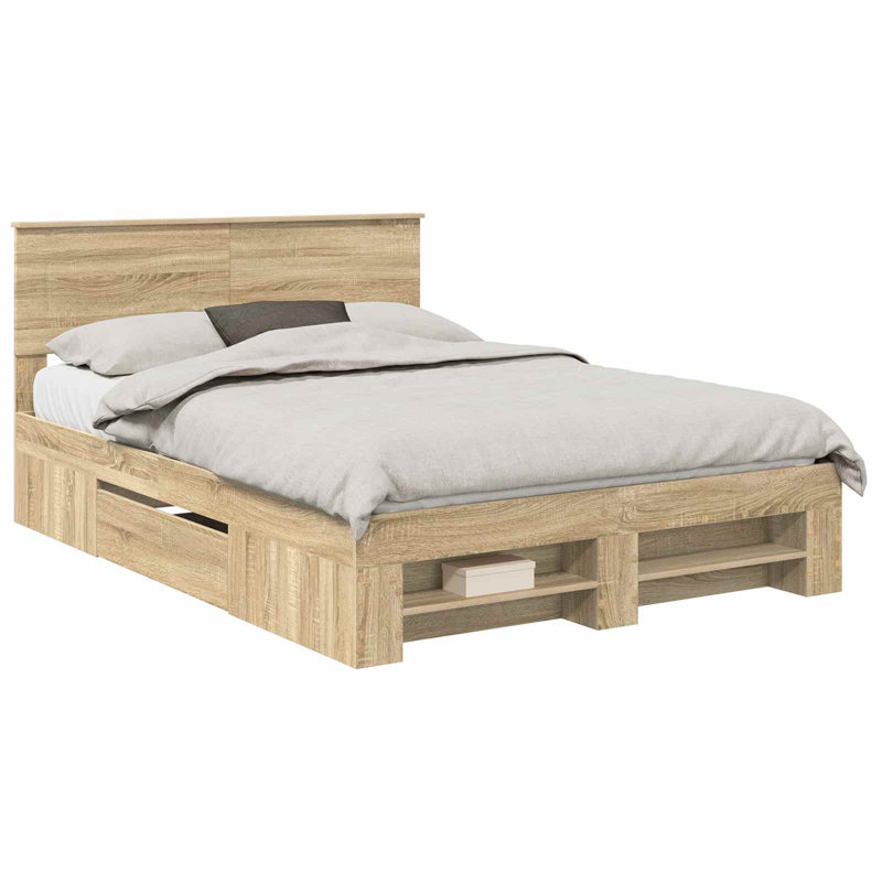 Bed, Sonoma Oak, Kingsize (5')