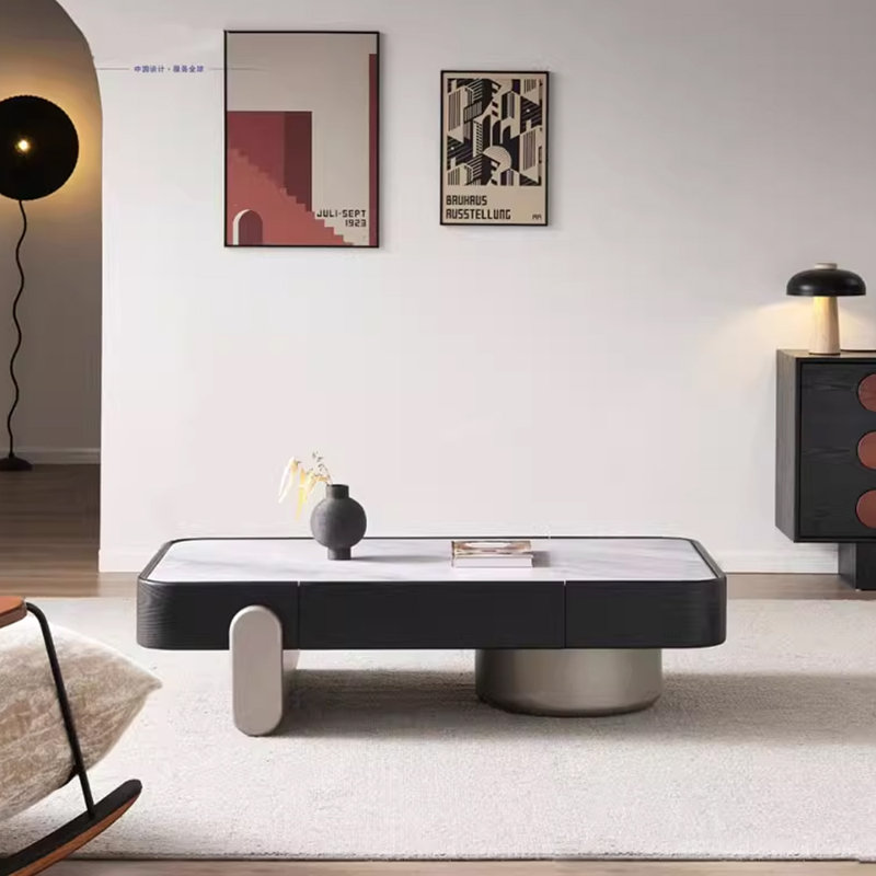 Minimalist rectangular coffee table