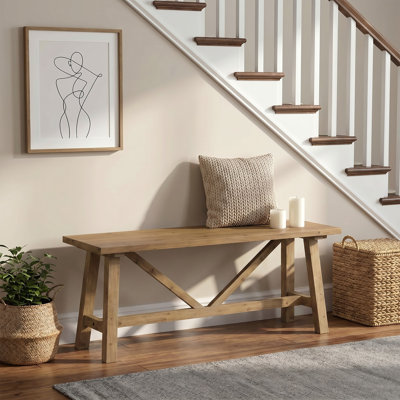 Solid Wood Bench