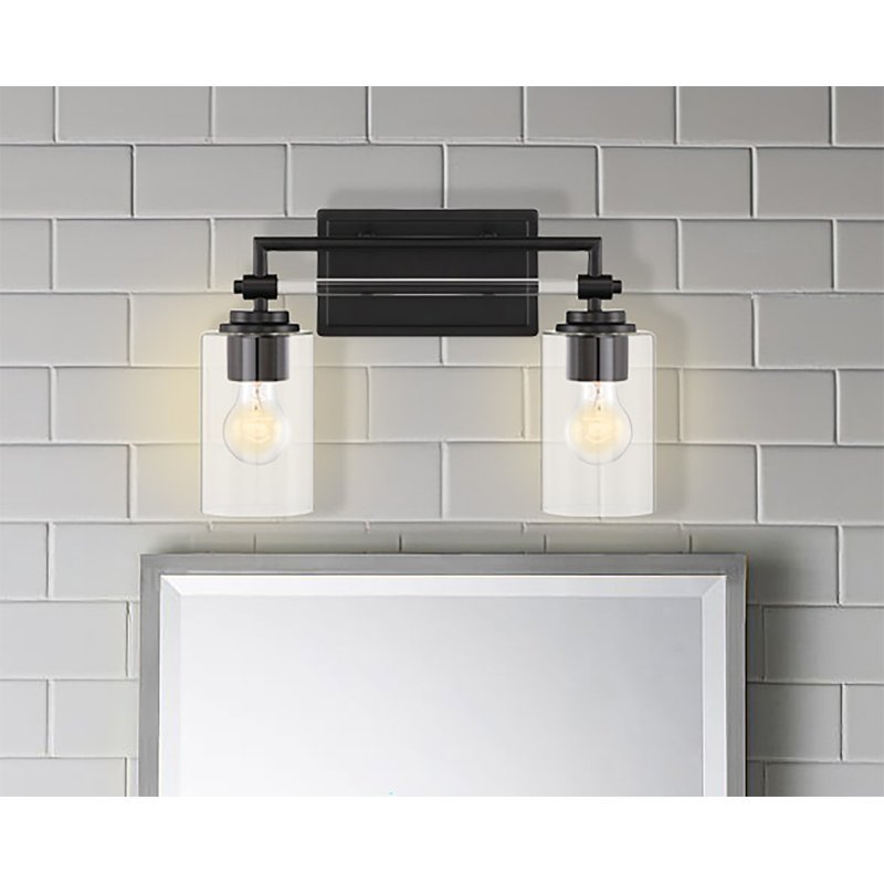 Breakwater Bay Adysan - 2 Light Bath Vanity In Coal Finish