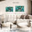 Kerner Teal Peacock Feathers Heap-107723634