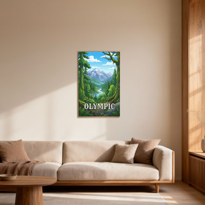 Paysage et paysage urbain olympique, impression de paysage