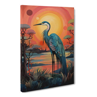 Heron Colour Field - No Frame Print