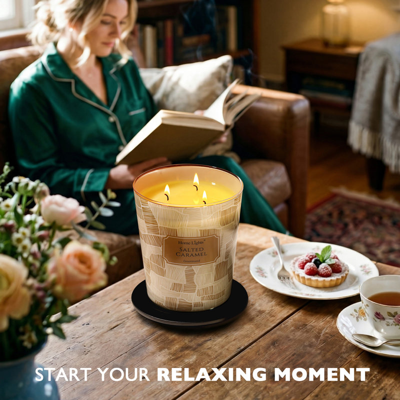 Caramel salé | Bougies parfumées 3-Wick Homelights