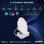 Luminaire à DEL encastré 6 pouces LUXRITE, mini-projecteur rétroéclairé ECO, 5CCT 2700K-5000K, 1400LM, faisceau à 100 ° intensité variable 15W, triac 10% - 100% ETL