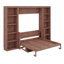 Lit escamotable avec bureau et bibliothèque Murphy-1251227690