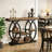 Classic Industrial 4-Tier Entryway Table With Rustic Top And Durable Metal Frame For Compact Spaces-1643725704