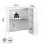 Bureau d'intimité avec tablettes Bush C-70656782-70656783
