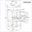 Meuble-lavabo moderne avec lavabo et porte à fermeture douce-102422844