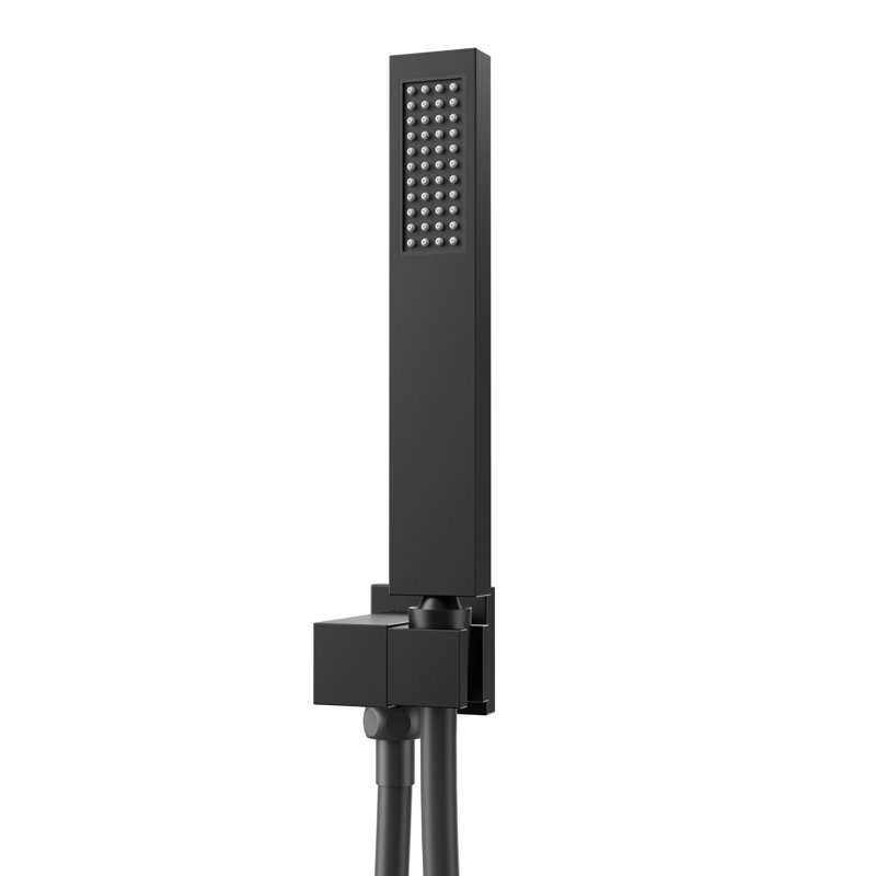Complete Shower System with Rough in-Valve, Black