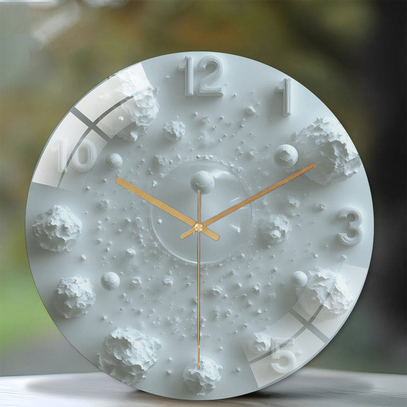 Horloge murale minimaliste 12 po
