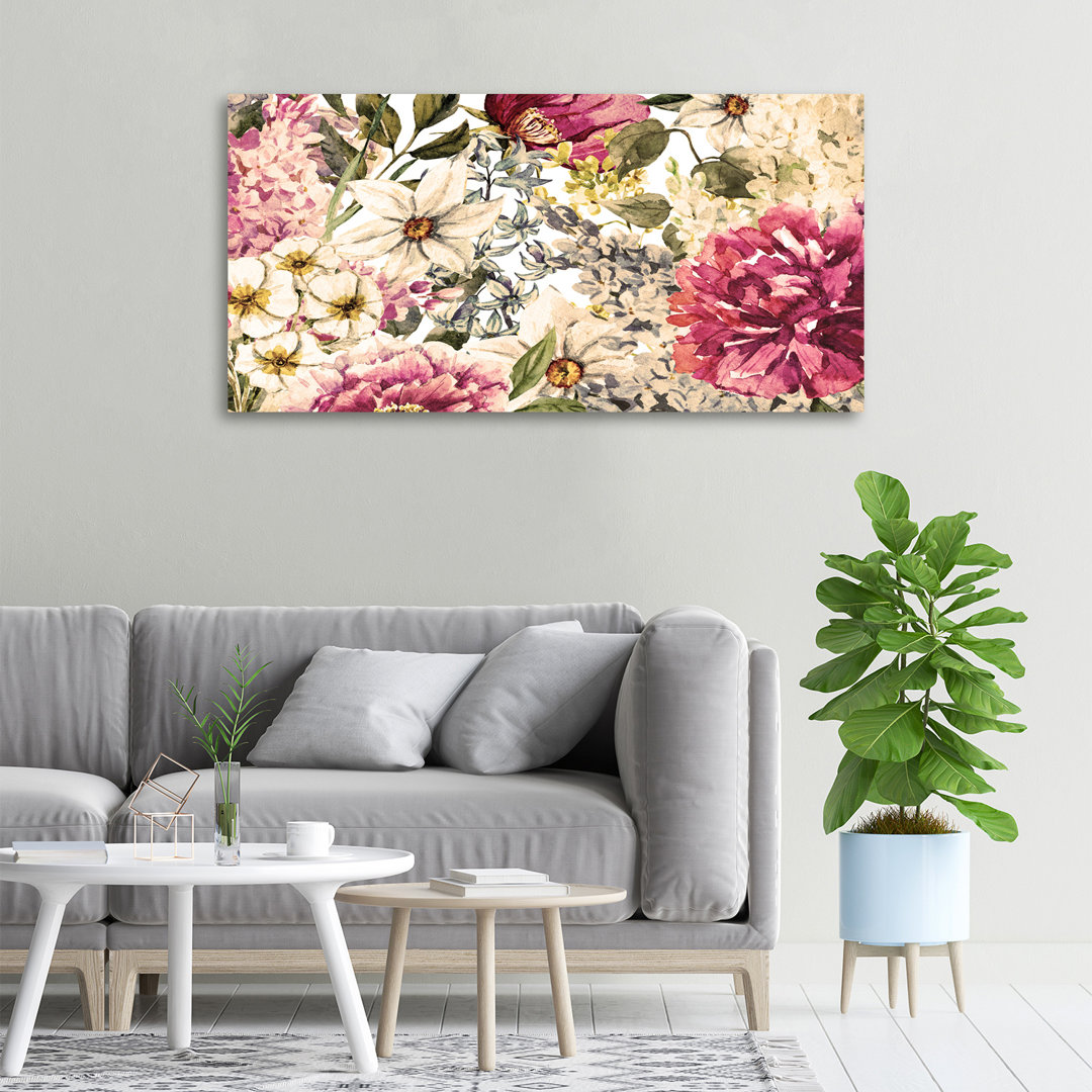 Floral Pattern - Ungerahmte Kunstdrucke auf Leinwand