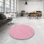 Tapis de zone rose contemporaine-1992134693