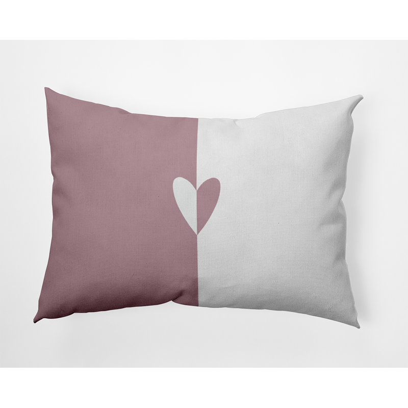 Reversible Throw Pillow, 14" H x 20" W, Rectangular