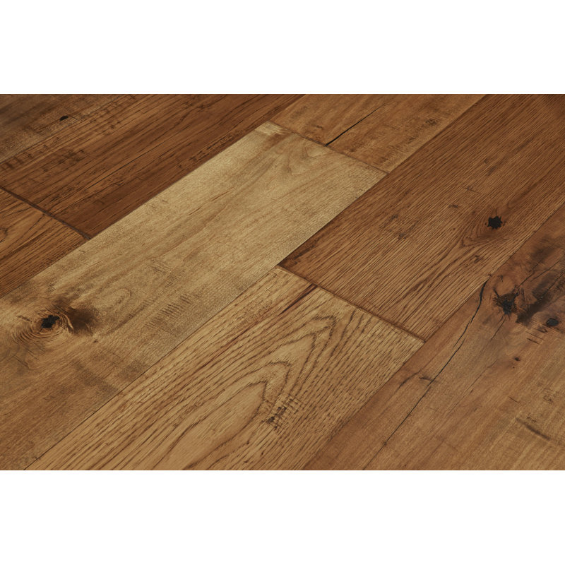 Plancher de bois franc d'ingénierie Triumph Oak / Maple / Hickory 9/16 po x 7 po, Cuivre