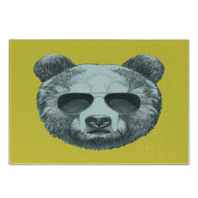 East Urban Home Glass Sunglasses Cutting Board