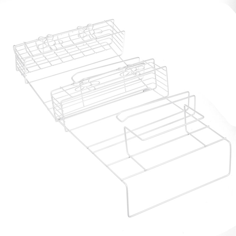 Lantz Cabinet Shelving Rack, White
