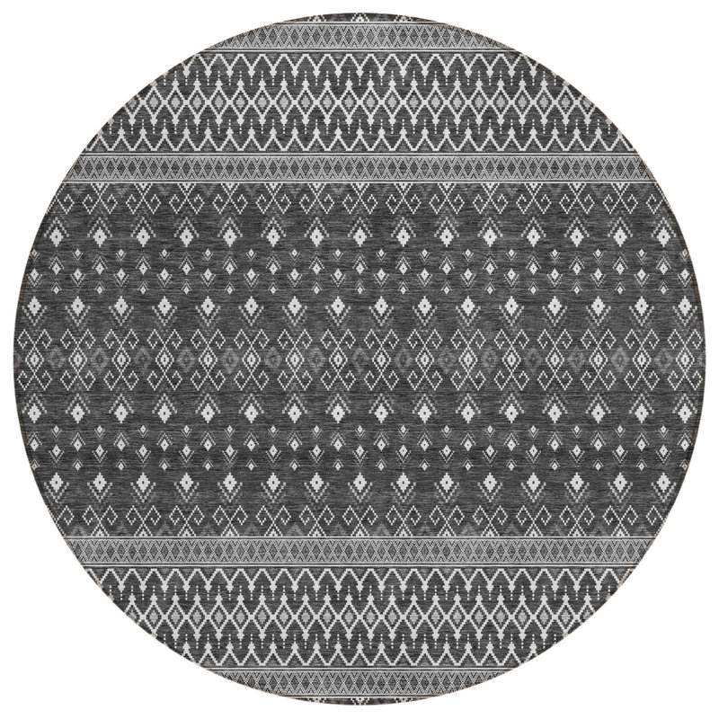  Emblyn Door Mat, Round 8'