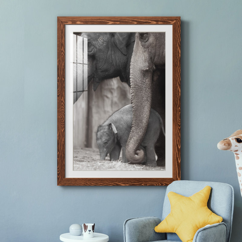 Family Moment - Photographie avec cadre photo, H 31 po x l 44 po x P 1 po, Cadre en érable