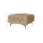 Chesterfield Footstool Bixby with Silver Metal Legs-908942221