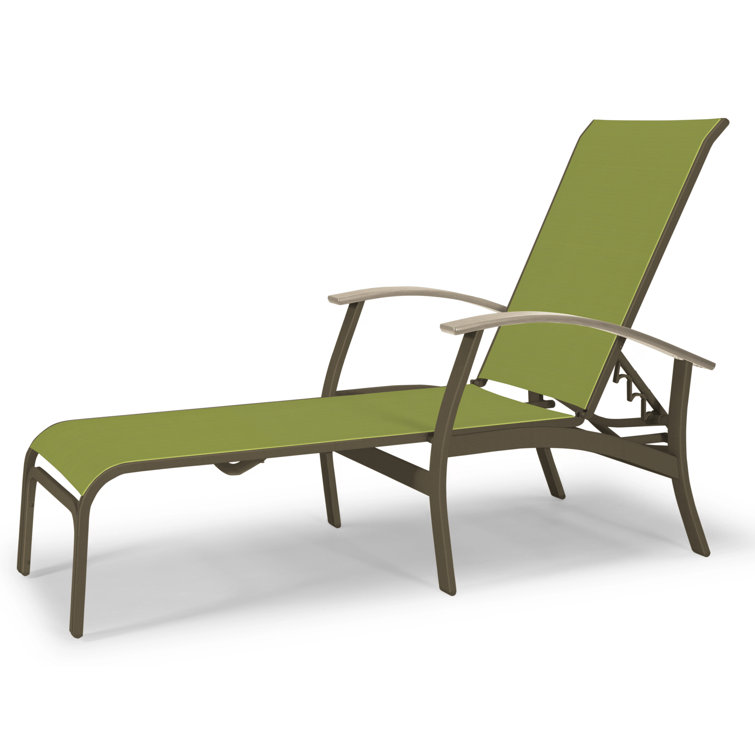 Askar Outdoor Rust-Resistant Metal Chaise Lounge