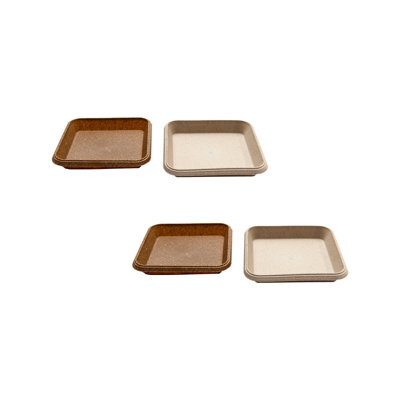 Ensemble de 4 plateaux carrés 11 "Siena