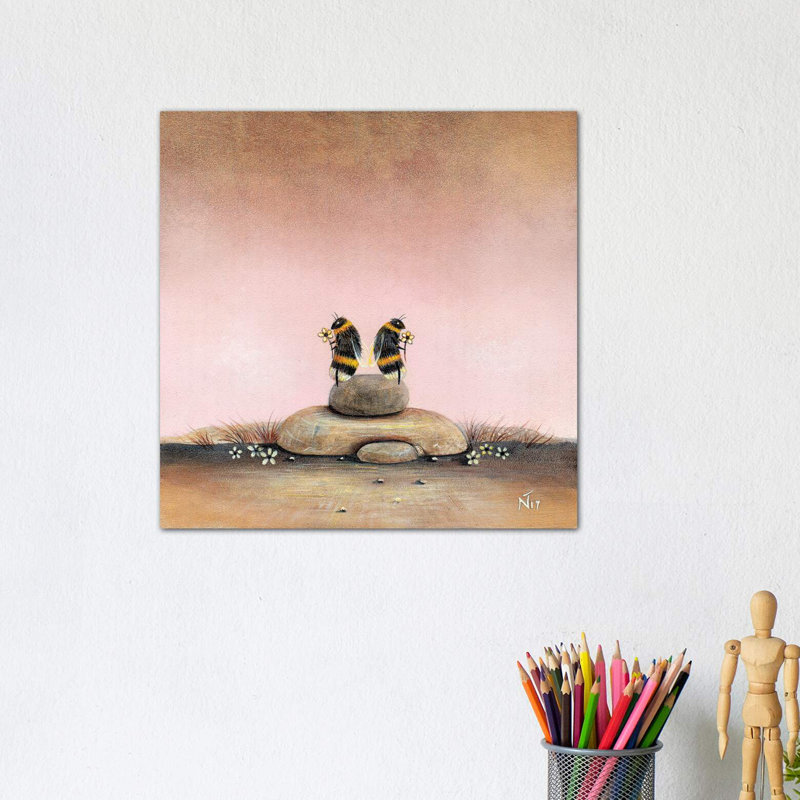 New Beginnings par Neil Thompson - reproduction d'art, Toile tendue, Pas de tapis, H 37 po x l 37 po x P 1,5 po